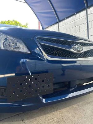  Gancho de reboque para-choque dianteiro kit de placa de licença suporte para Subaru Legacy 2010-2014 novo - Imagem 1 de 4