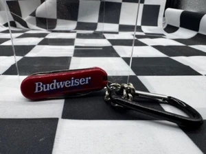 Budweiser King Of Beers 2.5 Inch Vintage Pocket Knife Keychain - Picture 1 of 4