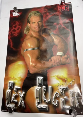 LEX LUGER 1998 Poster 22x34 WCW Champion WWE WWF Wrestling Wrestler NWO Wolfpack Cover