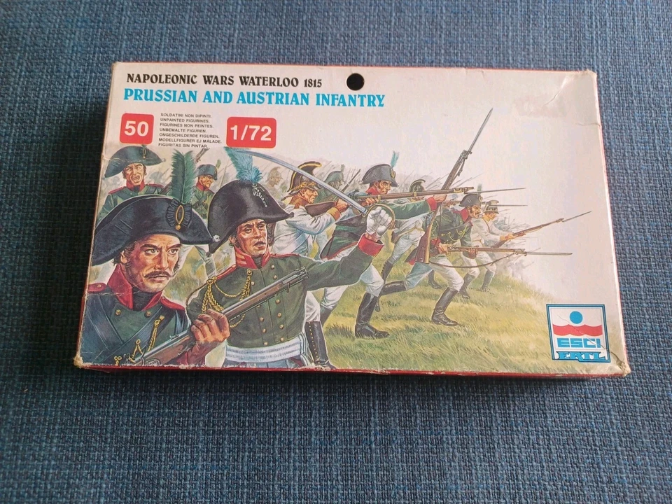 ESCI/ERTL Prussian And Austrian Infantry 1/72 Napoleonic Wars Waterloo 1815 - Image 1 of 1