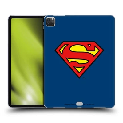 OFFICIAL SUPERMAN DC COMICS LOGOS SOFT GEL CASE FOR APPLE SAMSUNG KINDLE - Image 1 of 4