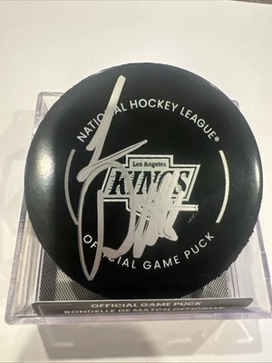 LUC ROBITAILLE Signed L.A. KINGS Official GAME Puck - Image 1 of 3