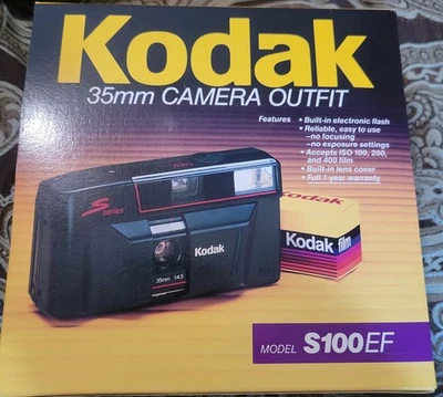 Kodak S100 EF S Series 35MM Film Camera Point & Shoot Black - New - No Film - Image 1 of 4