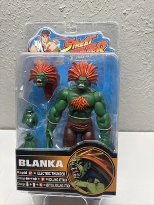 Figura de acción Street Fighter SOTA Blanka variante azul 7" Foto 1 de 4