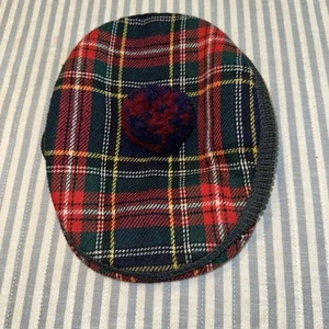 Cappello Berretto Dunn & Co Gran Bretagna Tartan Plaid Newsboy Scozia - Foto 1 di 10