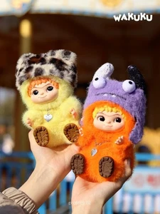 Wakuku Fuzzy Trendy Fun Party Series Plush Blind Box Toy Figure - Picture 1 of 30