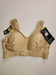 NUEVO Sujetador Bali Comfort Revolution Sin Alambres MEDIANO 3488 Bronceado B272 - Imagen 1 de 4