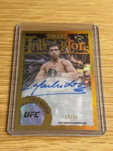 2024 Topps Finest Intimidators Lyoto Machida On-Card Auto Gold /50 - Bild 1 von 2