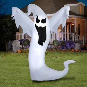 Way To Celebrate Scary Ghost 9,5 pies Halloween inflable ilumina patio - Imagen 1 de 3