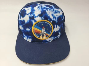 Youth NASA STS-27 Space Shuttle Mesh Trucker Snapback Hat Cap Boys Girls Blue - Picture 1 of 12
