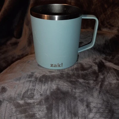 Zak! Designs 13 oz Onzas Doble Pared Acero Inoxidable Polvo Azul "Taza Exploradora" Foto 1 de 4