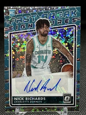 Nick Richards Fast Break Auto 2020 Mosaic FB‑NRI 🖊️ Hornets Rookie RC - Image 1 of 4