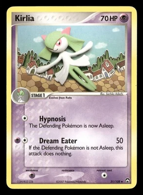 Kirlia - 31/108 - Uncommon - EX Power Keepers - Pokemon Card - MP - Image 1 of 2