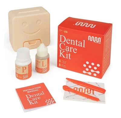 Óxido de zinc Eugenol Cemento Kit de cuidado dental Pegamento Coronas Puentes Relleno EXP 04/27 Foto 1 de 4
