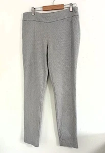 Pantalones de carrera Kenar para mujer gris geométricos mezcla de rayón elásticos al tobillo talla 10 - Imagen 1 de 7