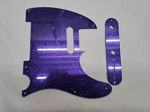Golpeador de brillo púrpura brillante + juego de cubierta de control para Fender Tele Telecaster - Imagen 1 de 14
