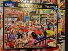 White Mountain Jigsaw Puzzle American Diner 1000 Pc Complete