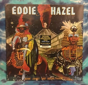 Eddie Hazel LP Game Dames And Guitar Thangs ELECTRIC BLUE  Sealed FUNKADELIC - Picture 1 of 9