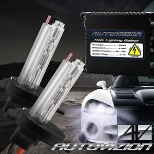 Xenon Slim 55W 9005 H10 HID Fog Light Conversion Replacement Lamp Bulbs Kit #1 - Picture 1 of 12
