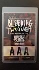 Bleeding Through / Make Them Suffer - Final Aussie 2013 Laminate Backstage Pass