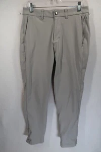 Lululemon Pants Mens Size 31X28 Gray Slim Warpstreme Office Golf Casual Active - Picture 1 of 9