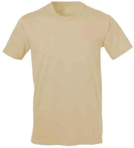 Soffe Men's Dri Performance T-Shirt 100% Cotton Moisture Management 905 - Sand - Picture 1 of 2