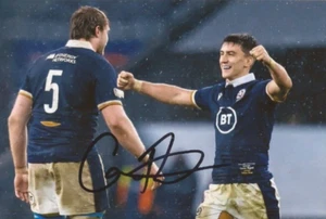 SCOTLAND & BATH RUGBY UNION: CAMERON REDPATH SIGNED 6x4 ACTION PHOTO+COA - Picture 1 of 1