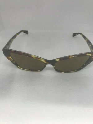GAFAS DE SOL ALAIN MIKLI A05036 004-F9 HABANA/MARRÓN ESPEJADAS CATEYE USADAS Foto 1 de 3
