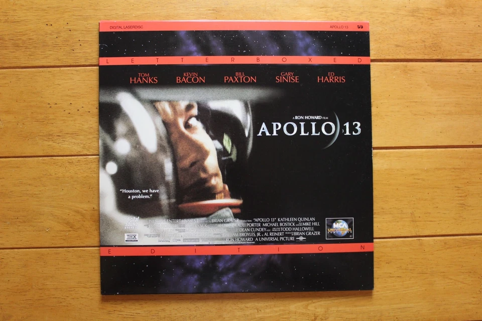 APOLLO 13 LASERDISC LD LETTERBOXED THX 2 DISC [81] - Imagem 1 de 4