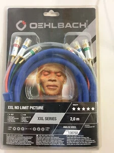 Oehlbach! XXL No Limit Picture 2,0m(130702) 3xChinch/3xChinch Componentenkabel** - Bild 1 von 1