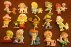 VINTAGE STRAWBERRY SHORTCAKE 1980s MINIS - VERY GOOD CONDITION SET OF 15