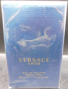 Authentic Versace Eros Eau De Toilette For Men 1.7 Fl Oz New & Sealed - Picture 1 of 8