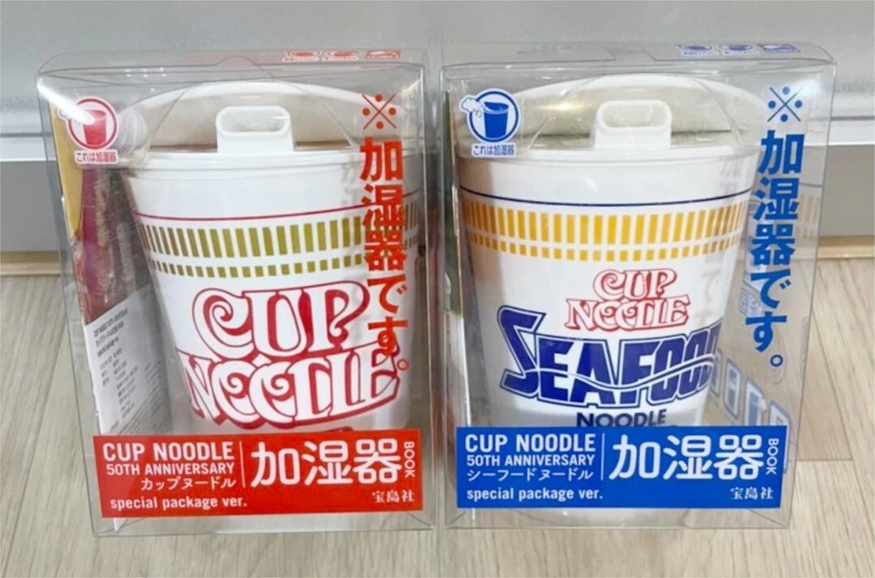 NISSIN CUP NOODLE 50th Anniversary Humidifier w/ USB Battery Cable JAPAN