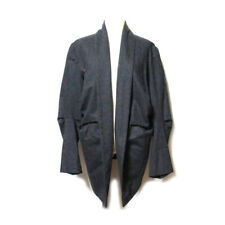Vivienne Westwood Deformed Long Jacket Black Grey Cashmere Blend Red Label Size