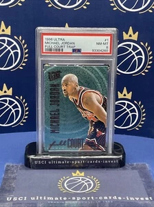 🇺🇸🏀1996-97 Ultra Full Court Trap #1 Michael Jordan-PSA 8-NM-MT*rare insert*📈 - Bild 1 von 2