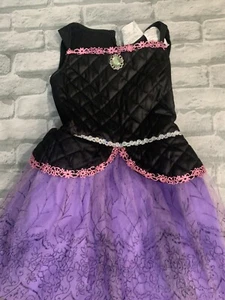 Böse Prinzessin Mädchen Kostüm Pretend Größe Kinder Large schwarz lila Kleid - Bild 1 von 20