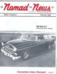 Nomad News Magazine February 1985 '55 Steve Wagner EX 032217nonjhe - Bild 1 von 1