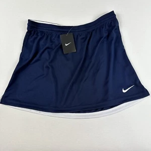 Nike Lacrosse Skirt Navy Blue White Women’s Sz XL 707105-420 New - Picture 1 of 6