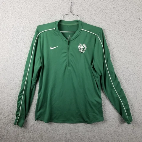 Nike Portland State Court Challenge Tennis Shirt Top Woman Large Green Cover