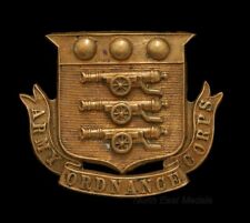Victorian/Edwardian AOC Army Ordnance Corps Large Pattern Cap Badge
