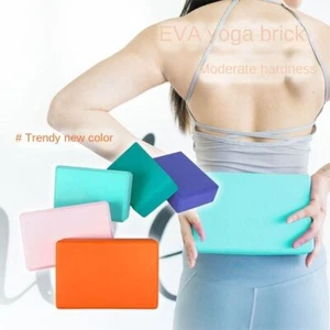 1Pc Yoga Block Brick Foaming Exercise Practice Fitness Gym Sport Tool Pilates - Picture 1 of 21