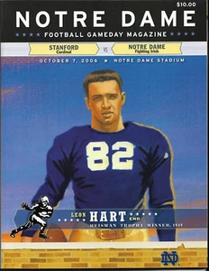 2006 Notre Dame vs Stanford Kardinal Fußballprogramm & Poster - Leon Hart - Bild 1 von 1