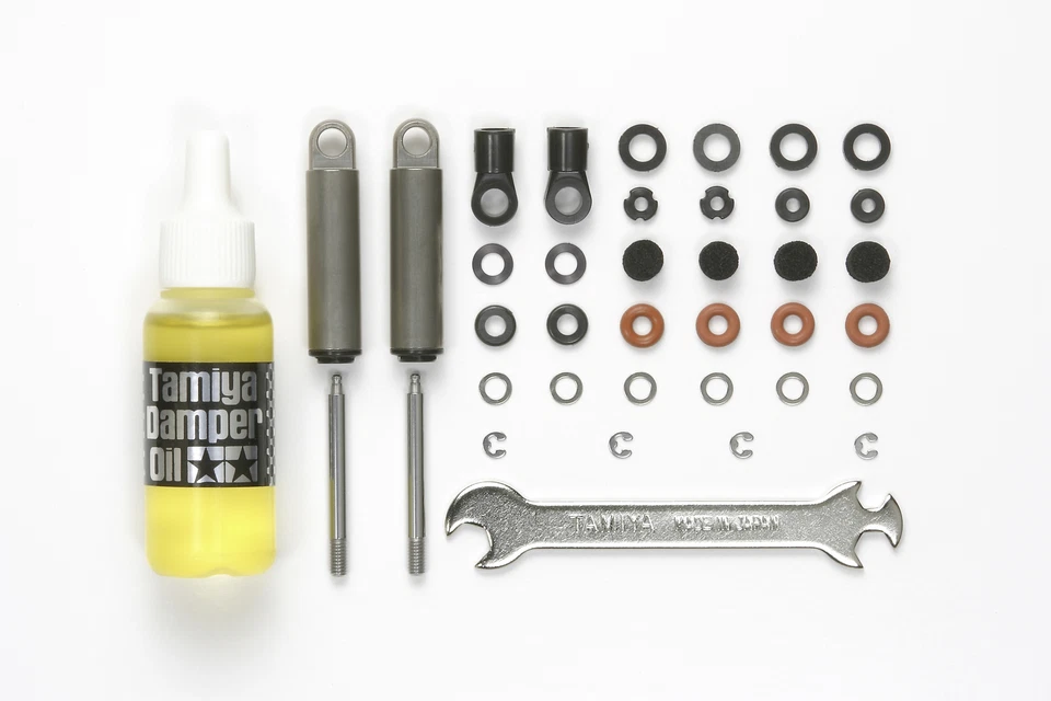 Tamiya 1/14 Truck Öldruckdämpfer schwarz (2) Neu - Schnell N. 56515 - Bild 1 von 1