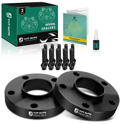 2 espaciadores de rueda 5x120 a 5x120 M12x1,5 72,56 mm 1" para BMW E31 850CSi E60 E90 Foto 1 de 4