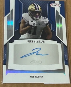 JALEN MCMILLAN RC 2024 PLATA SALVIA NOVATO AUTOMÁTICO - Imagen 1 de 1