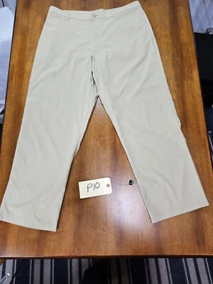 Pantalones de golf Champion para hombre 38 x 30 caqui/tostado ligeros golfista informales Foto 1 de 4