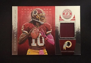 ROBERT GRIFFIN III CERTIFIED AUTHENTIC GAME USED JERSEY CARD REDSKINS 109/299 - Picture 1 of 2