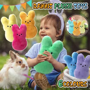 Easter Bunny Soft Plush Rabbit Doll Bunnies Rabbit Decorations Kids Toys Gifts - Picture 1 of 24