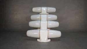 1 von 4 Bauhaus Lampe Wagenfeld Wandleuchte 6068 Lindner Keramik Wandlampe - Bild 1 von 12