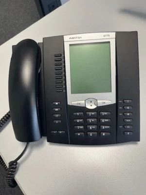 Aastra / Mitel 6775 Systemtelefon in Schwarz / Sehr guter Zustand - Bild 1 von 2